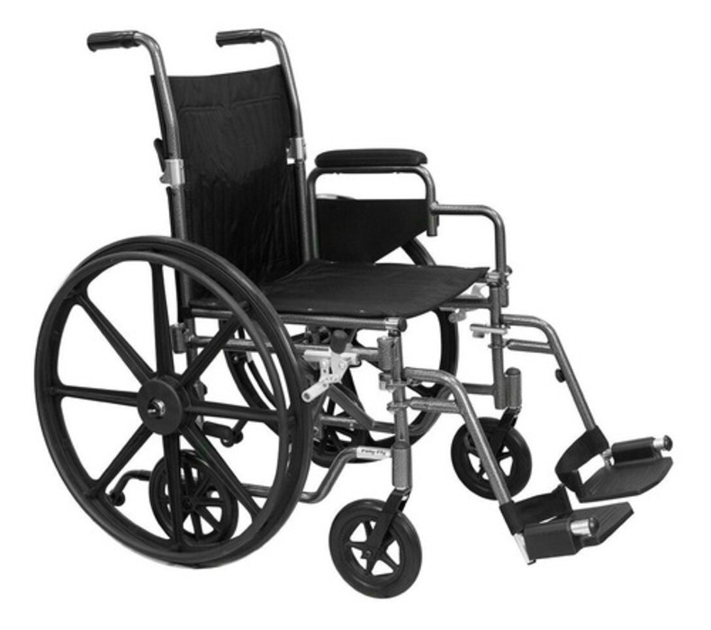 Silla De Ruedas Convertible Traslado Polyfly Aluminio Drive Medical