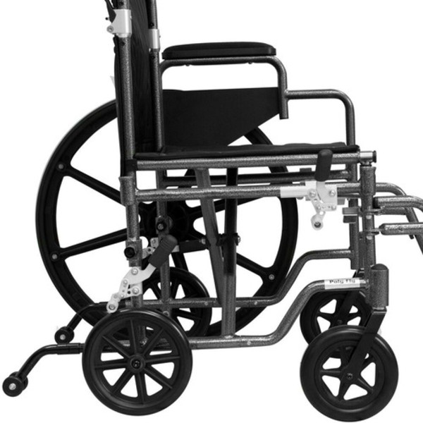 Silla De Ruedas Convertible Traslado Polyfly Aluminio Drive Medical