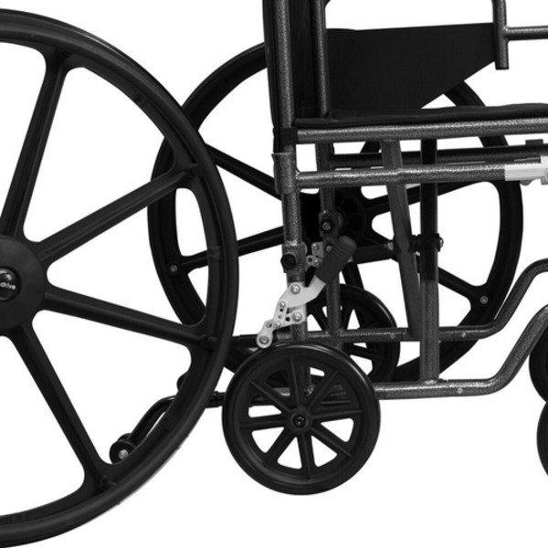 Silla De Ruedas Convertible Traslado Polyfly Aluminio Drive Medical