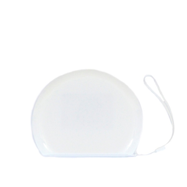 Porta cubrebocas media luna, case para KN95 con espejo