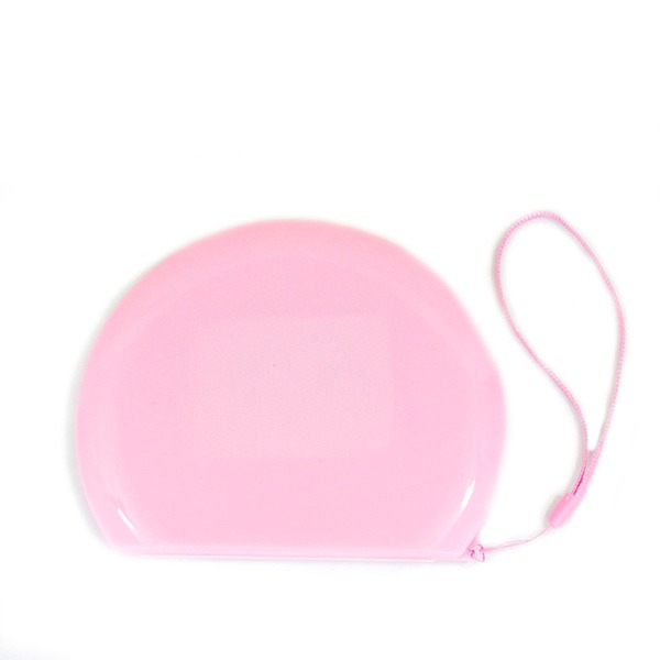 Porta cubrebocas media luna, case para KN95 con espejo