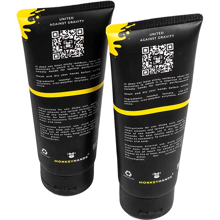 Gel para manos Monkey Hands DRY 100 ml incluye 2, ideal para toda actividad en donde se tiene que frenar la sudoración