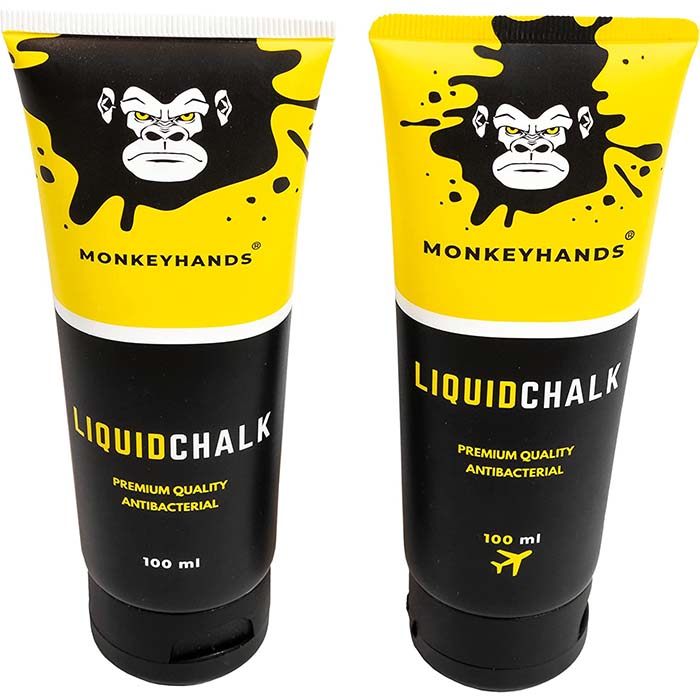 Magnesia líquida para manos Monkey Hands de 100 ml (incluye 2) Ideal para Escalada en Gimnasio