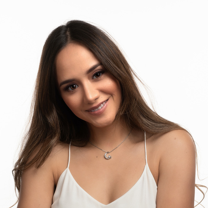 LuckyLy Collar Luna - Plata, Oro