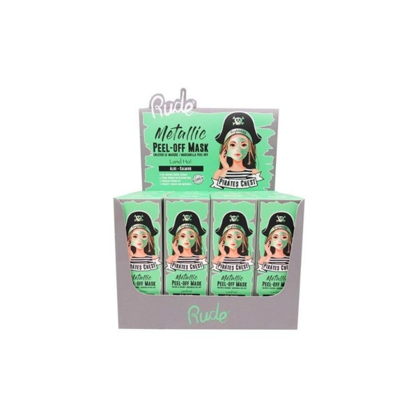 Mascarilla Metalica Verde Pirates Chest Land Ho Rude