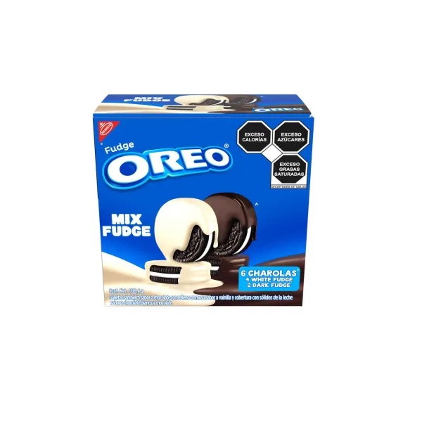 Galletas Oreo Mix Fudge White Y Dark 6 Charolas 998.4 G