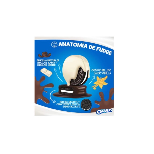 Galletas Oreo Mix Fudge White Y Dark 6 Charolas 998.4 G