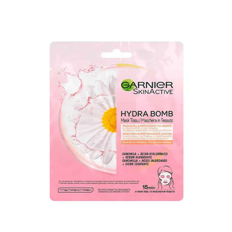 Kit Garnier Hidratante Mascarilla Hidra Bomb Agua Micelar Desmaquillante Tonificante Mas Cepillo Facial Limpiador 2 En 1