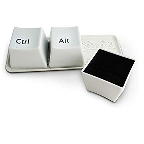 Tazas en Forma de Teclas Ctrl + Alt + Del
