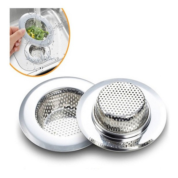 Coladera Diseño Para tarja De Cocina Fregadero Acero Inoxidable trampa comida