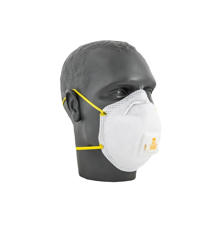 Mascarilla 3m N95 Respirador  con valvula 8511 10 PIEZAS