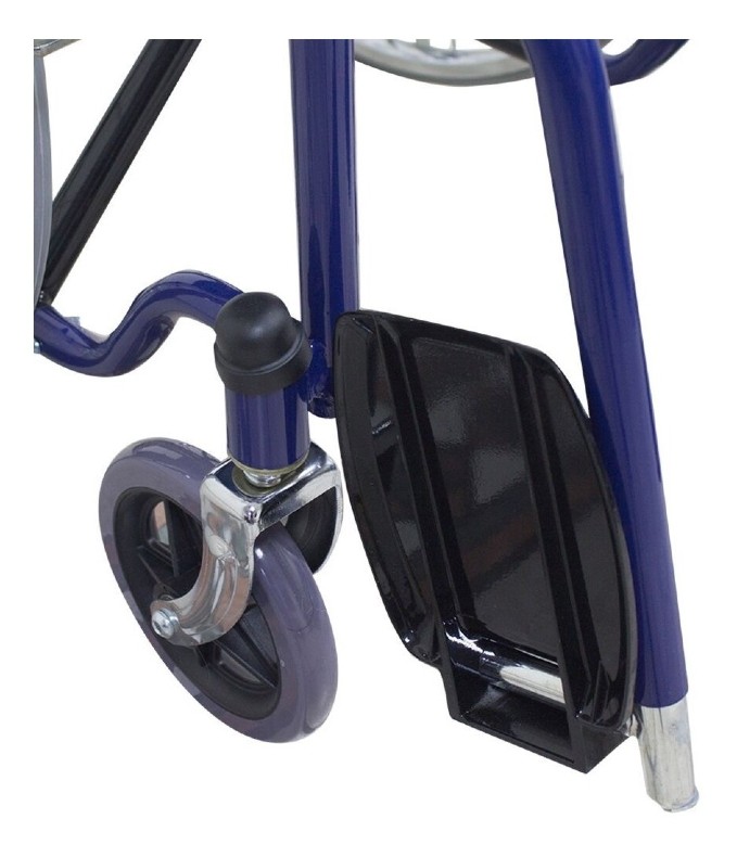 Silla De Ruedas Infantil Pediatrica Plegable Color Azul