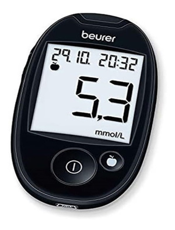 Kit Glucometro Digital Medidor De Glucosa Beurer Gl44