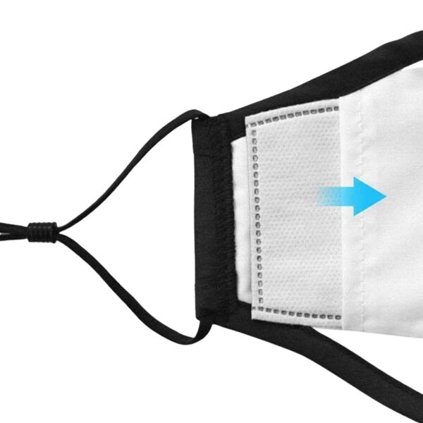 Cubrebocas 2 Filtros Pm2.5 N95 Tapaboca Reutilizable Válvula