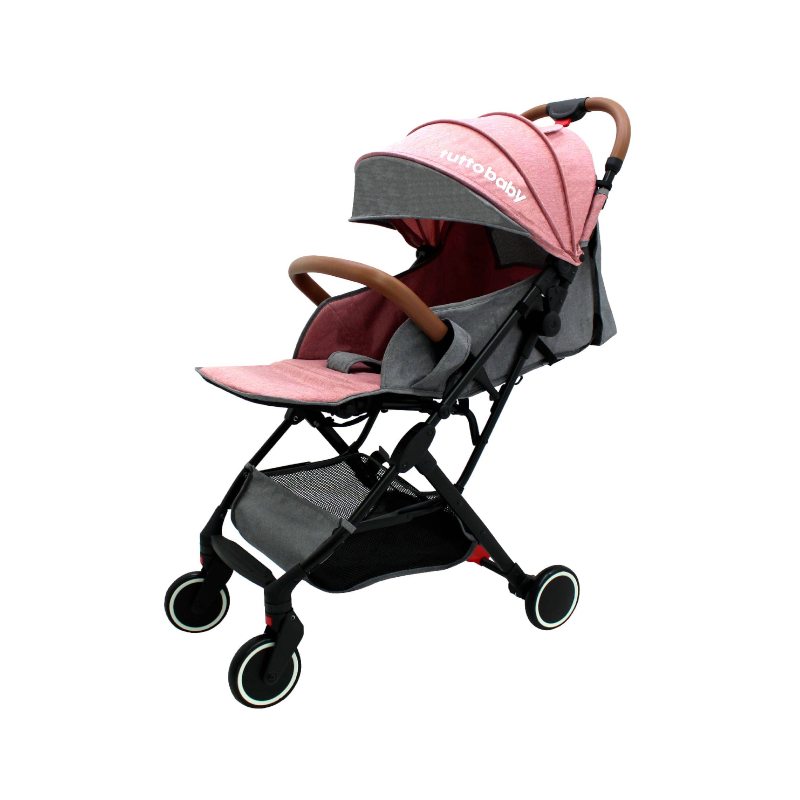 Carriola Plegable Para Bebé Tuttobaby | Carreola fácil transportación Rosa