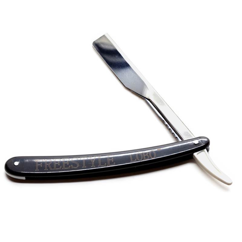 Porta Navaja Negra Profesional Freestyle Lobo Barbero 