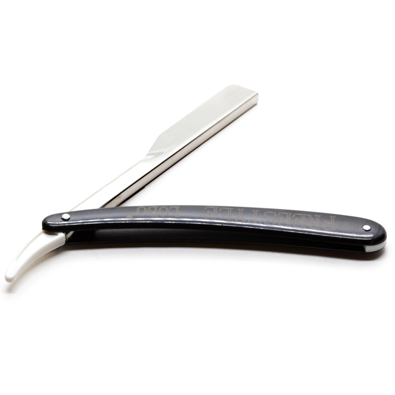 Porta Navaja Negra Profesional Freestyle Lobo Barbero 