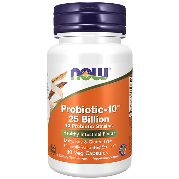 Probiotic-10 25 mil millones 30 cápsulas vegetales