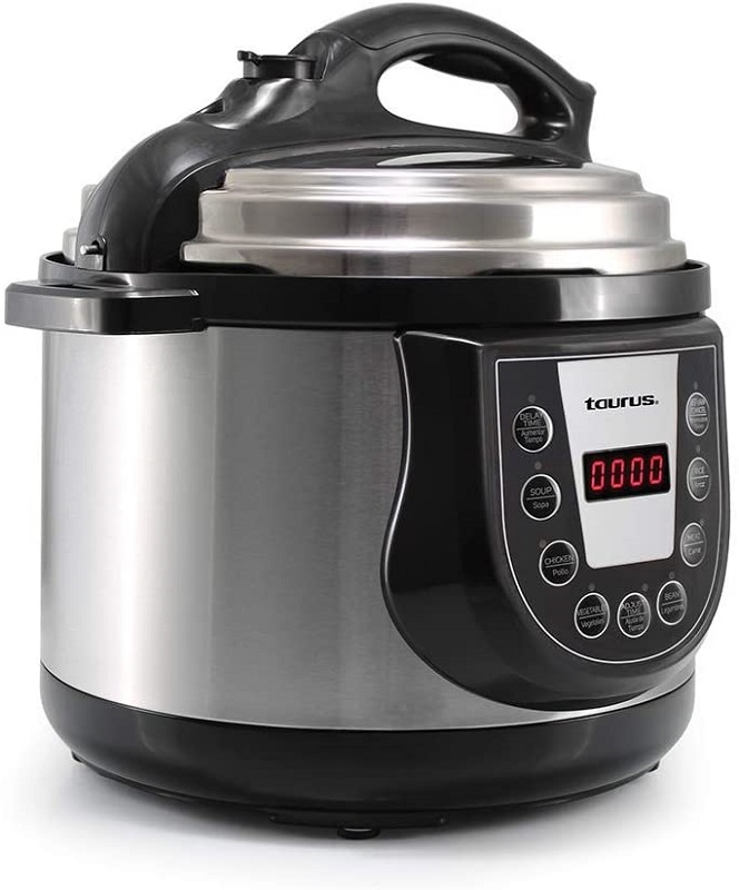 Olla de Presión Eléctrica Taurus Quick Pro 5 Litros Plateado