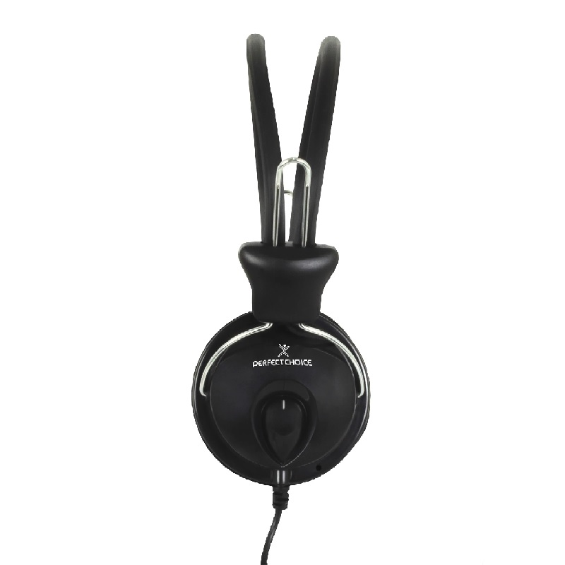AUDIFONO DIADEMA MICROFONO 3.5 MM NEGRO PC LAP ESCUELA MUSICA VIDEO LLAMADA OFICINA ALAMBRICO PC-113171
