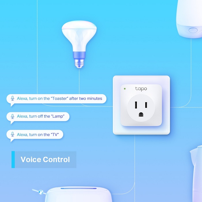 Mini Enchufe Inteligente Tp-Link Tapo P100 Wi-Fi Smart Plug.
