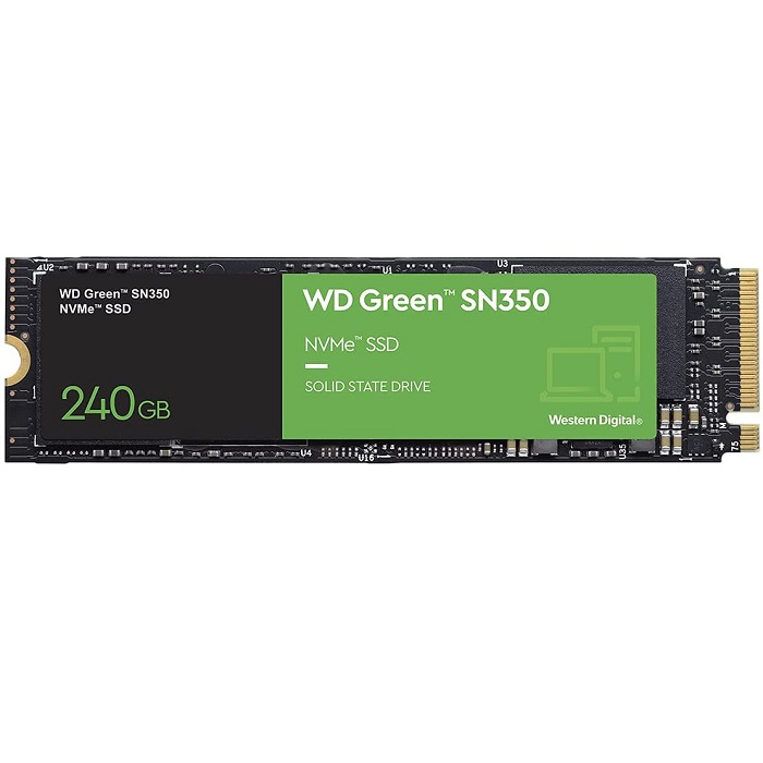M.2 2280 SSD 240GB Western Digital WD Green SN350 NVMe WDS240G2G0C