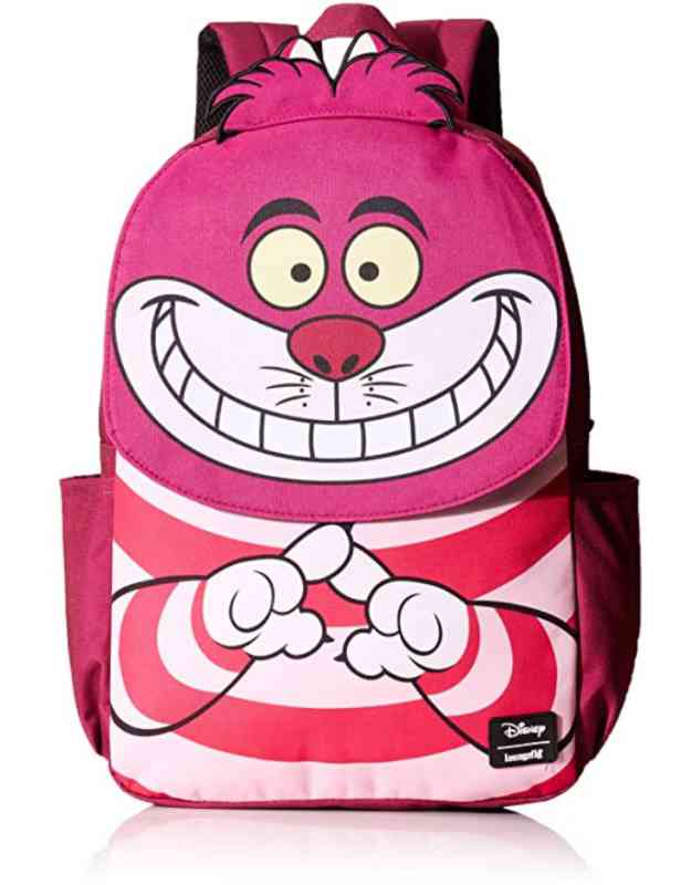 Gato Cheshire Loungefly Mochila Escolar  Back Pack Nylon Disney Alicia en el Pais de las Maravillas
