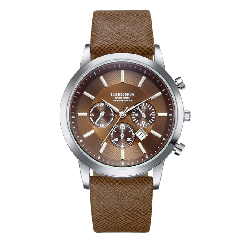 Reloj de Hombre Chronos Cafe con Fechador