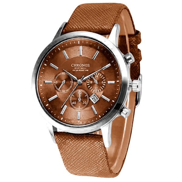 Reloj de Hombre Chronos Cafe con Fechador