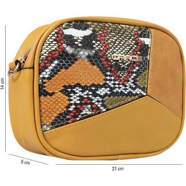 Bolsa Para Dama Juvenil Crossbody Textura Serpiente Jp011