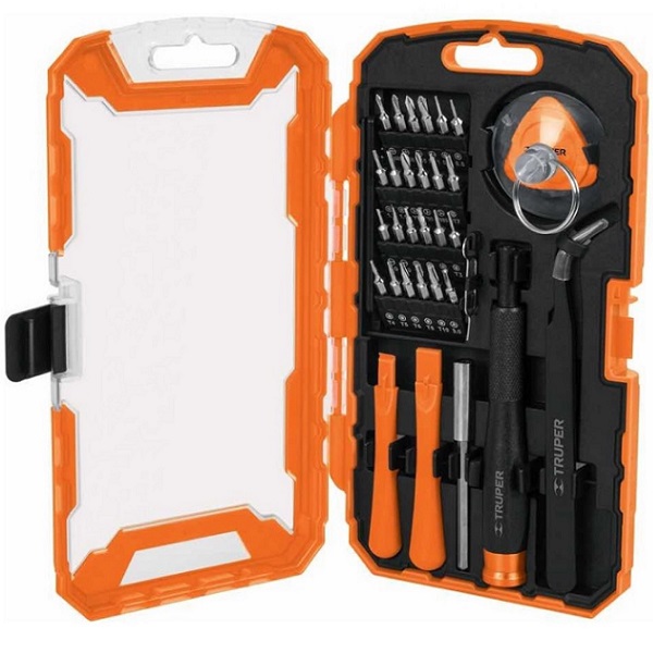 JUEGO SET DE DESARMADORES HERRAMIENTAS REPARACION DE CELULARES SMARTPHONE ELECTRONICA TRUPER