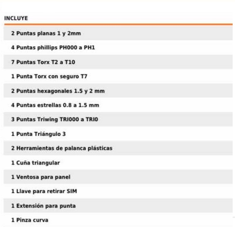 JUEGO SET DE DESARMADORES HERRAMIENTAS REPARACION DE CELULARES SMARTPHONE ELECTRONICA TRUPER