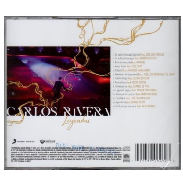 CD Carlos Rivera ~ Leyendas 