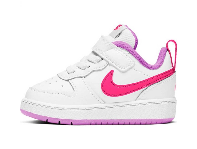 TENIS ORIGINAL NIKE COURT BOROUGH LOW 2 BLANCO ROSA NIÑAS BQ5453-111