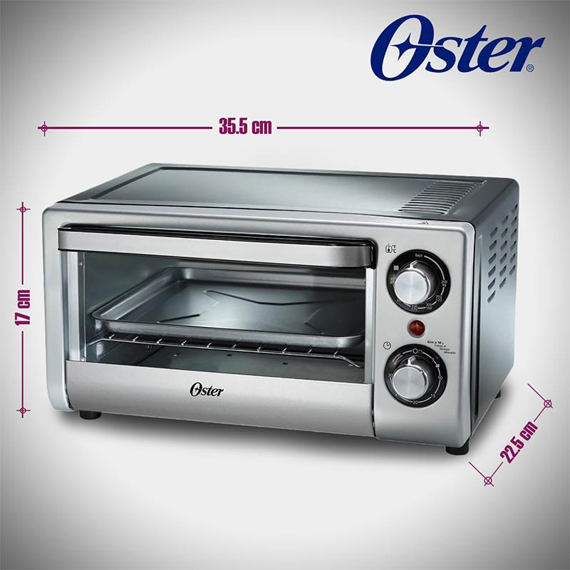 Horno Tostador Electrico Compacto 4 Rebanadas Oster Tssttv10ltr