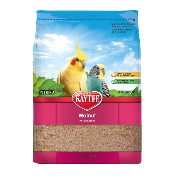 SUSTRATO DE CASCARA DE NUEZ MOLIDA 3.17 KGS, P/AVES DE ORNATO