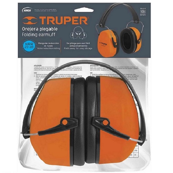 OREJERA PLEGABLE TAPONES AUDITIVOS OIDO PARA ANULAR EL RUIDO SEGURIDAD INDUSTRIAL TRUPER