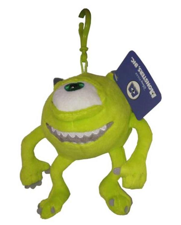 Peluche Mike Wazowski Monsters Inc Con Clip Bordado