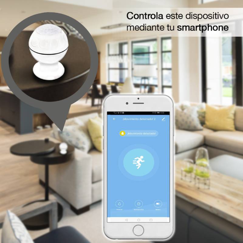 Sensor de Movimiento Wifi Smart Home by TECHZONE