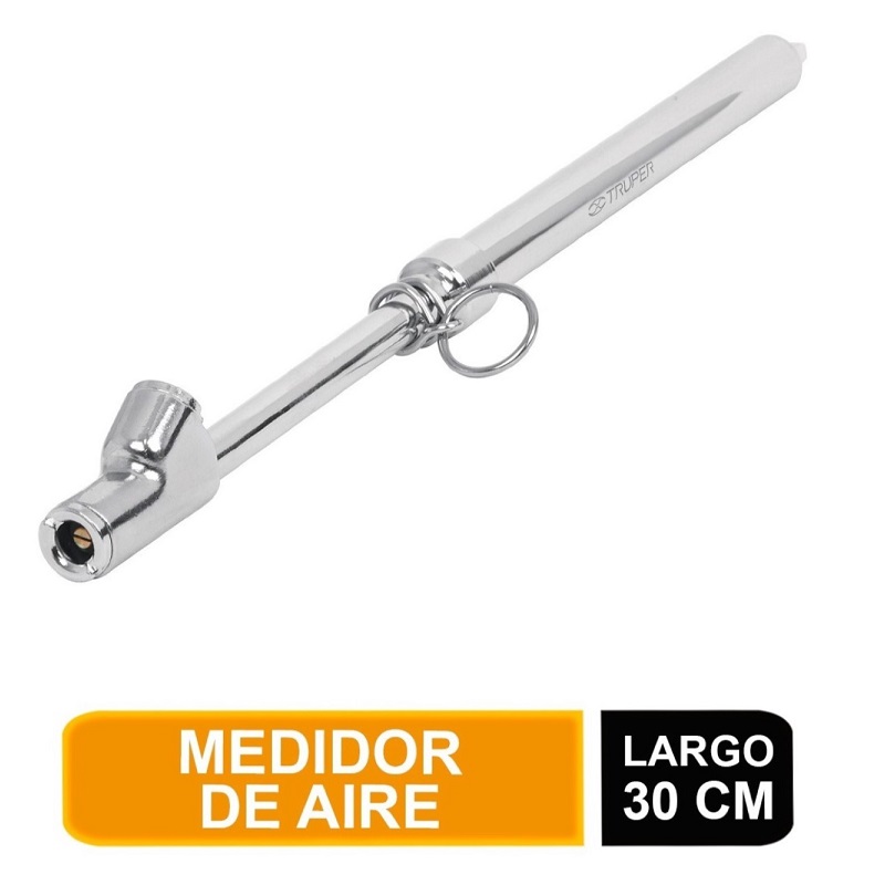 MEDIDOR DE AIRE PARA LLANTAS DE AUTO CALIBRADOR PARA NEUMATICOS TRUPER