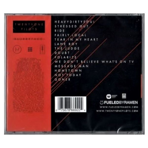 CD Twenty One Pilots ~ Blurryface