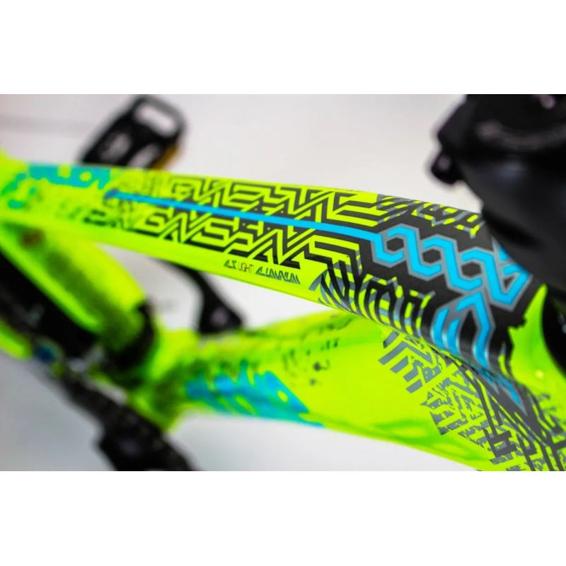 Bicicleta Alubike Mtb Dragon Fly 24´´ Verde, 24 Vel.