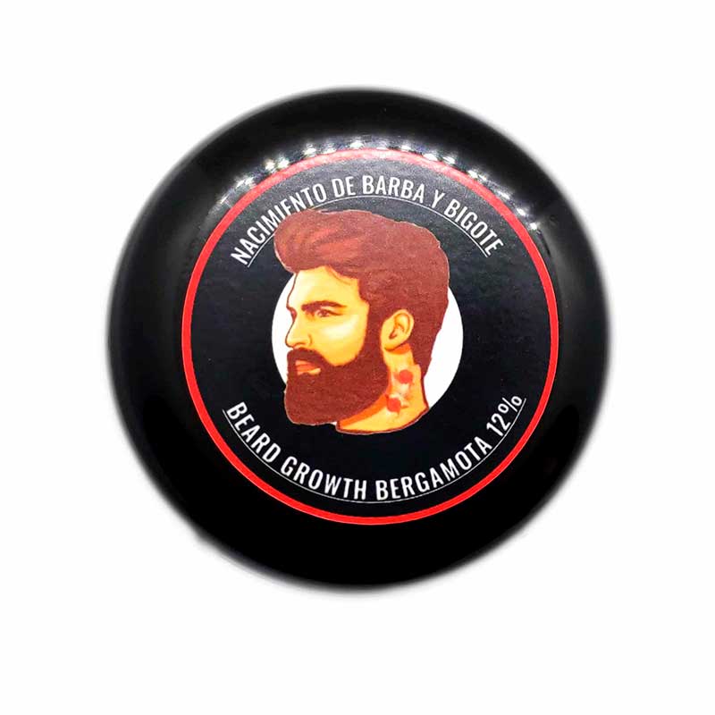 Bálsamo de minoxidil al 12% 4 oz Crecimiento de Barba y Bigote cerrar huecos | Haz crecer tu barba | Tapa huecos Sin tapar poros 