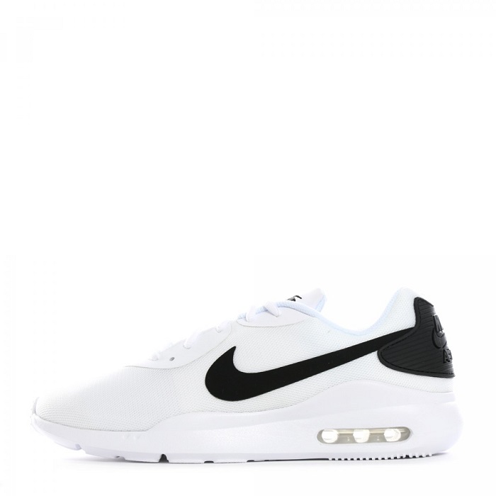 JS TENIS NIKE AIR MAX OKETO BLANCO CON NEGRO (AQ2235-100)