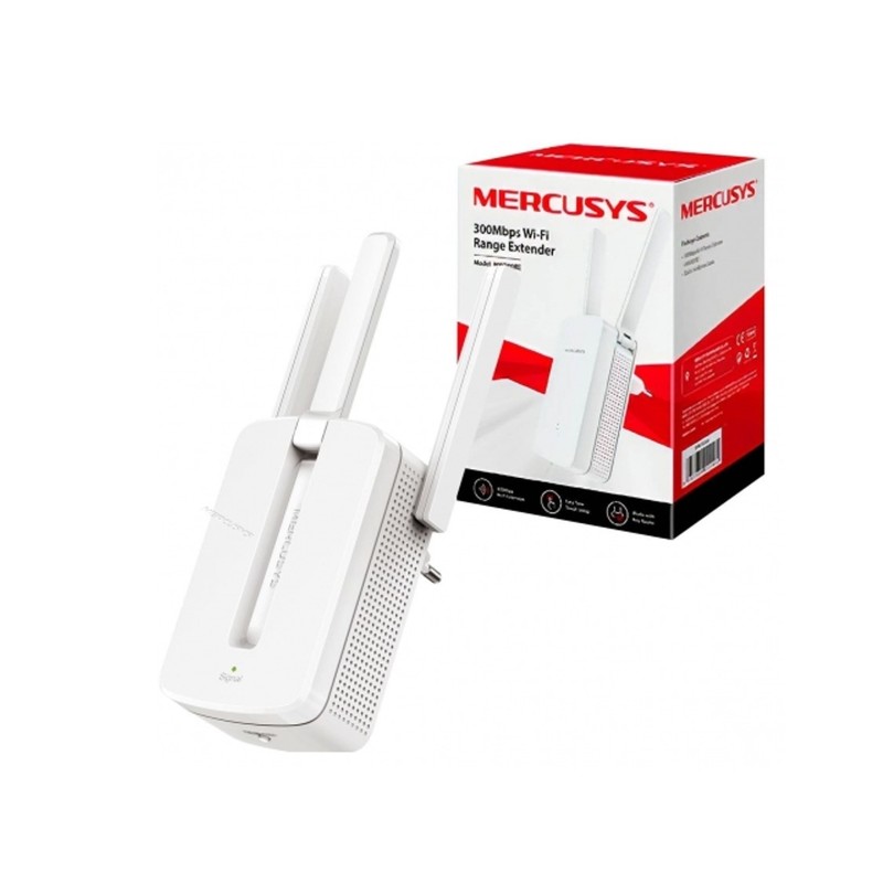 Repetidor de Wifi Mercusys MW300RE 300Mbps/2.4Ghz 
