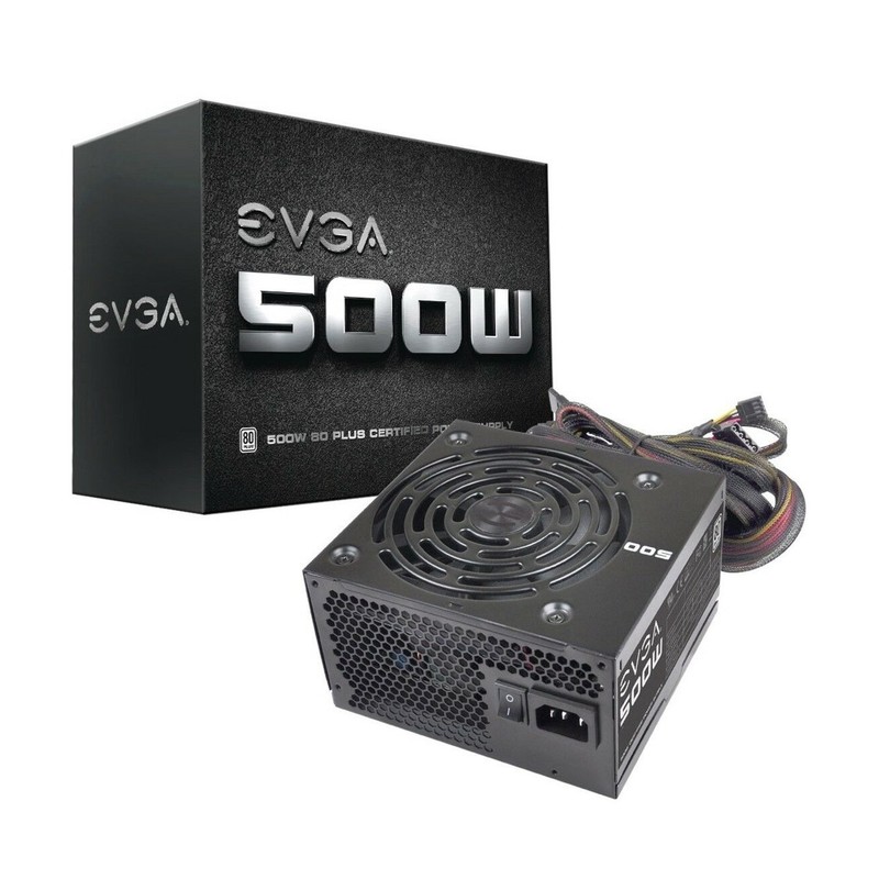 Fuente De Poder Gamer Evga 100-w1-0500 500w+80 Plus White