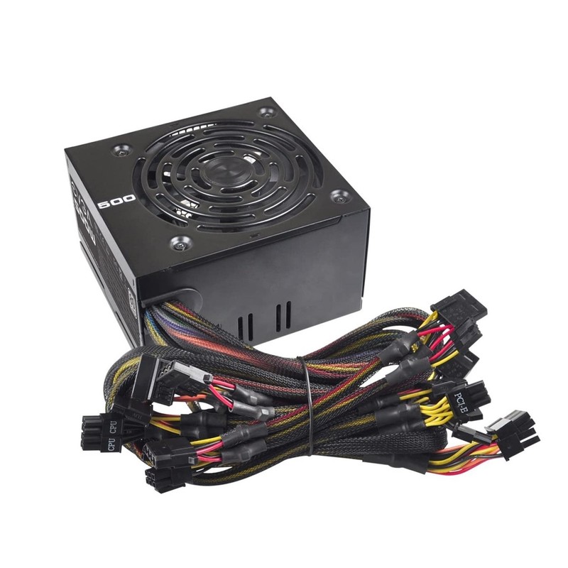 Fuente De Poder Gamer Evga 100-w1-0500 500w+80 Plus White