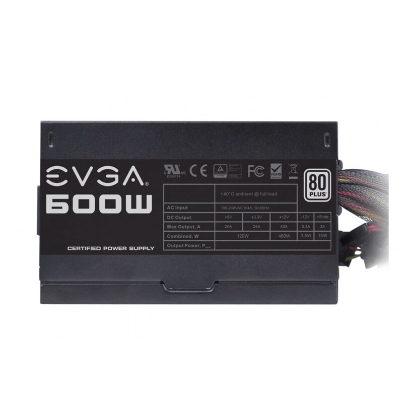 Fuente De Poder Gamer Evga 100-w1-0600-k1 80 Plus White 600w