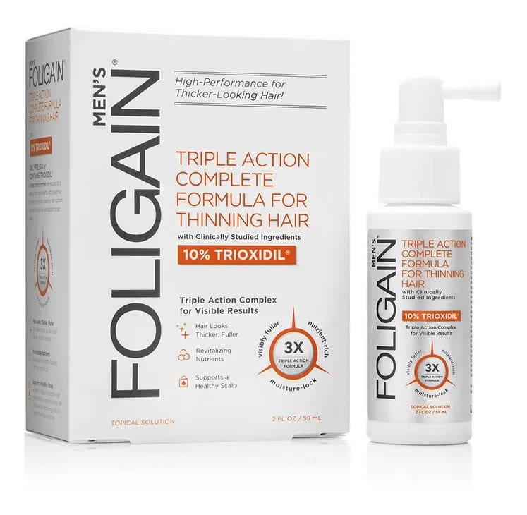 Foligain Trioxidil 10% Para 1 Mes De Tratamiento para barba y cabello