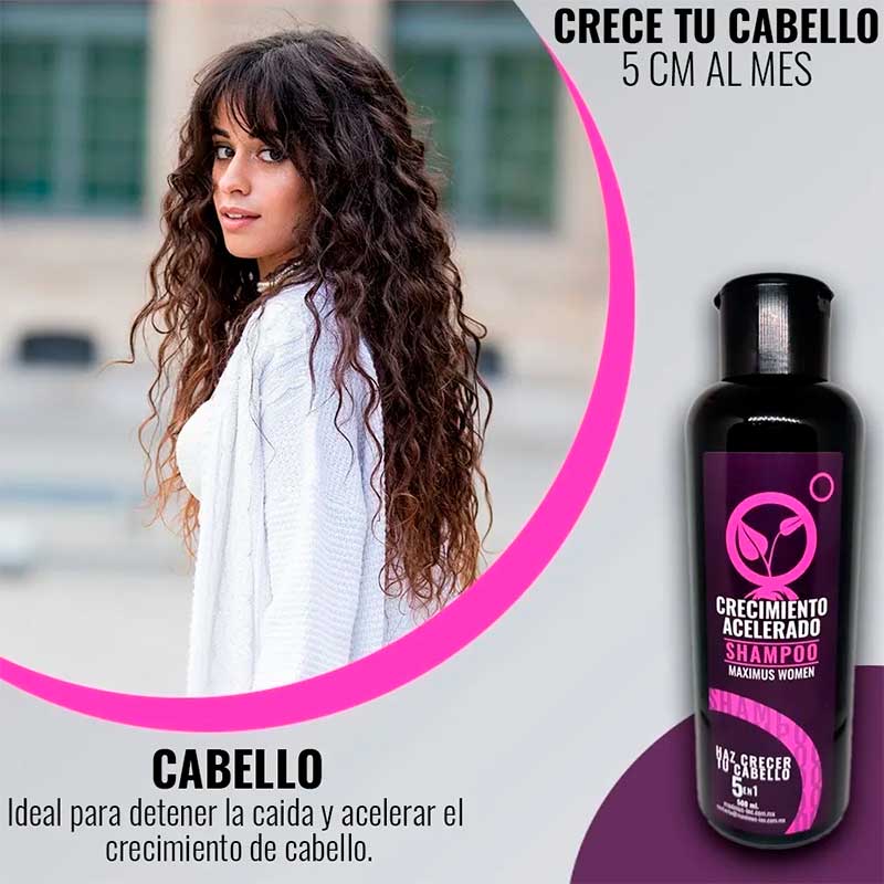 Kit 2 Shampoos Crecimiento Acelerado Dale Brillo Y Suavidad 